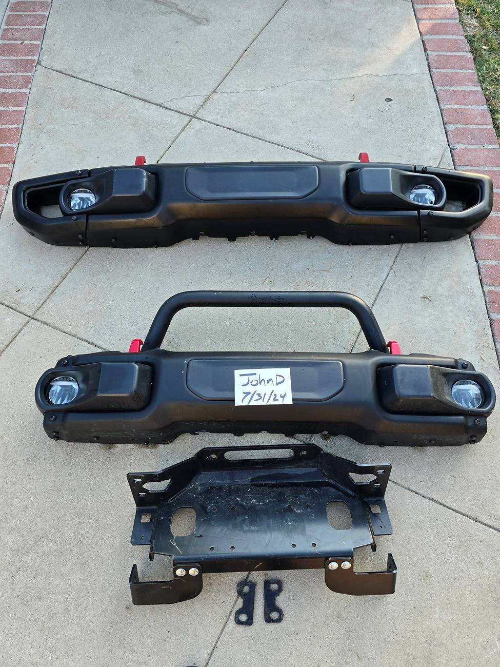 Jeep Wrangler JL Mopar front bumper 20240731_185620