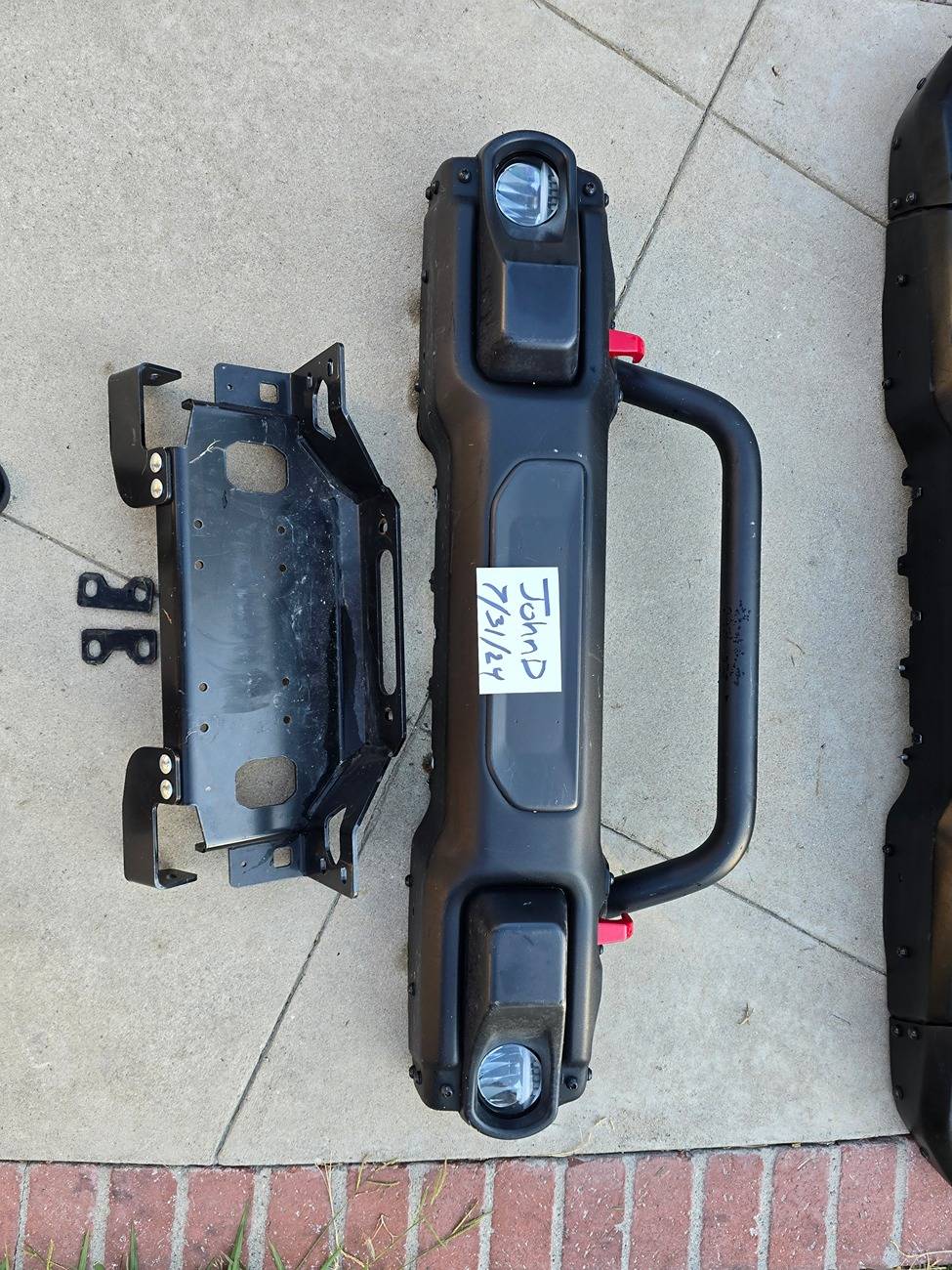 Jeep Wrangler JL Mopar front bumper 20240731_185623