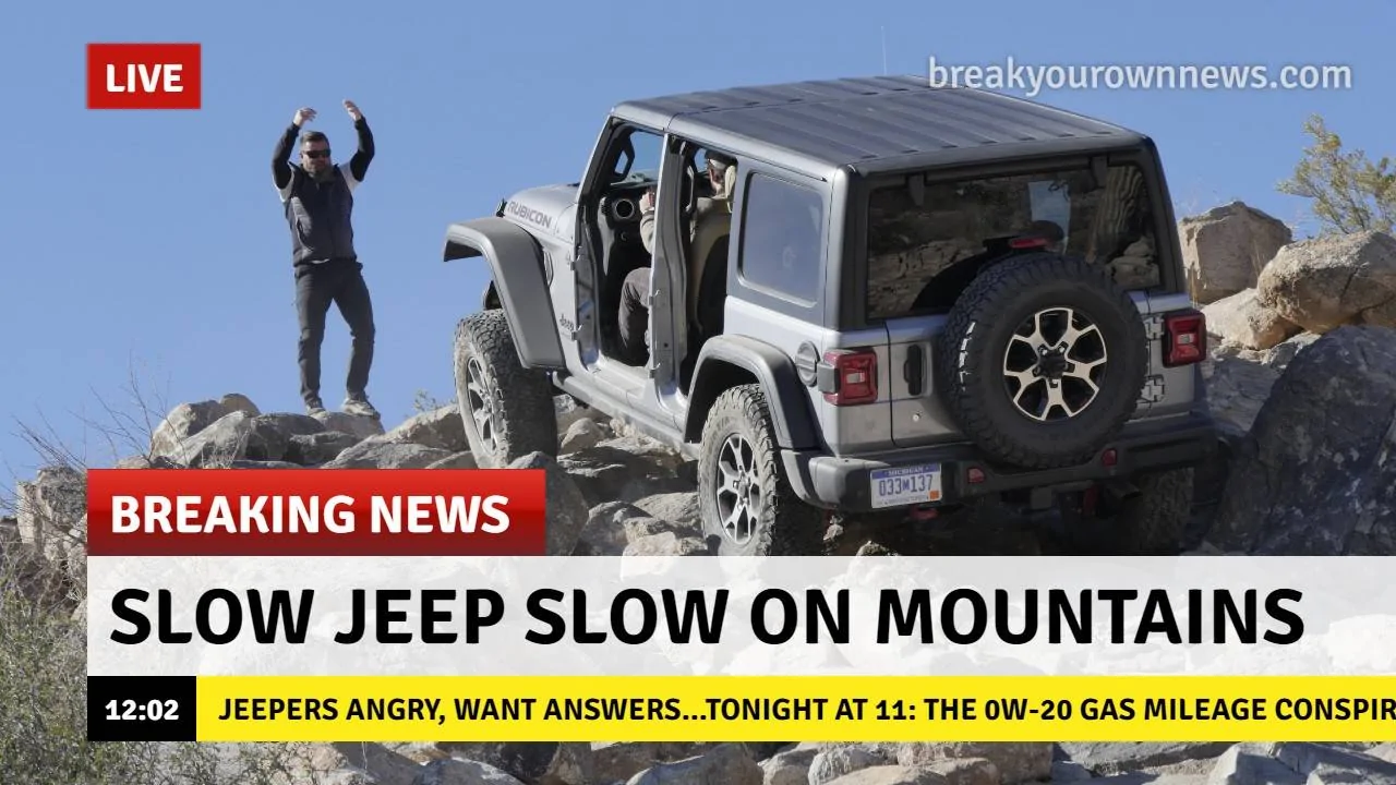 Jeep Wrangler JL 3.6 power loss at elevation breaking-news