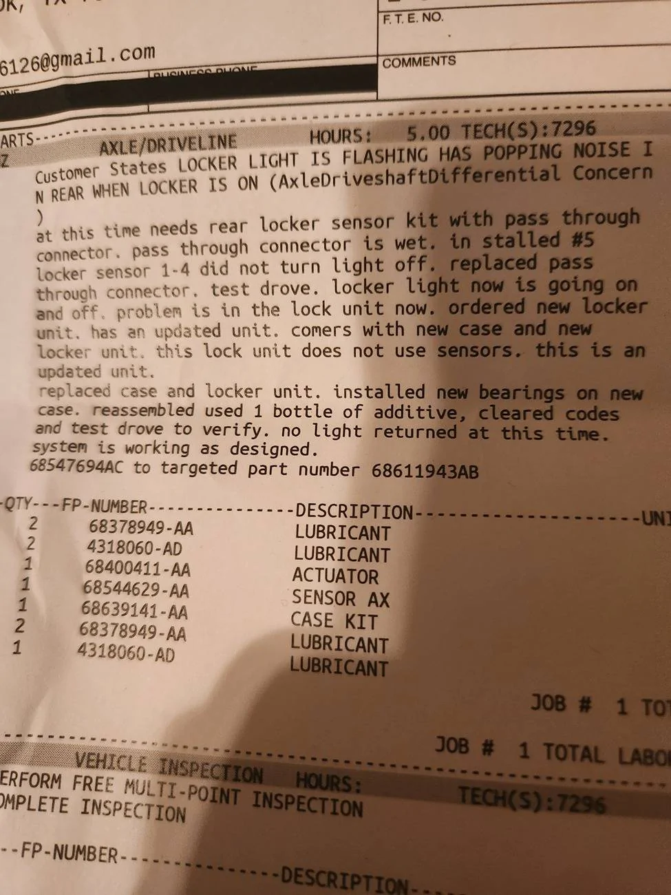Jeep Wrangler JL D44 locker sensor issue... 20240805_202757