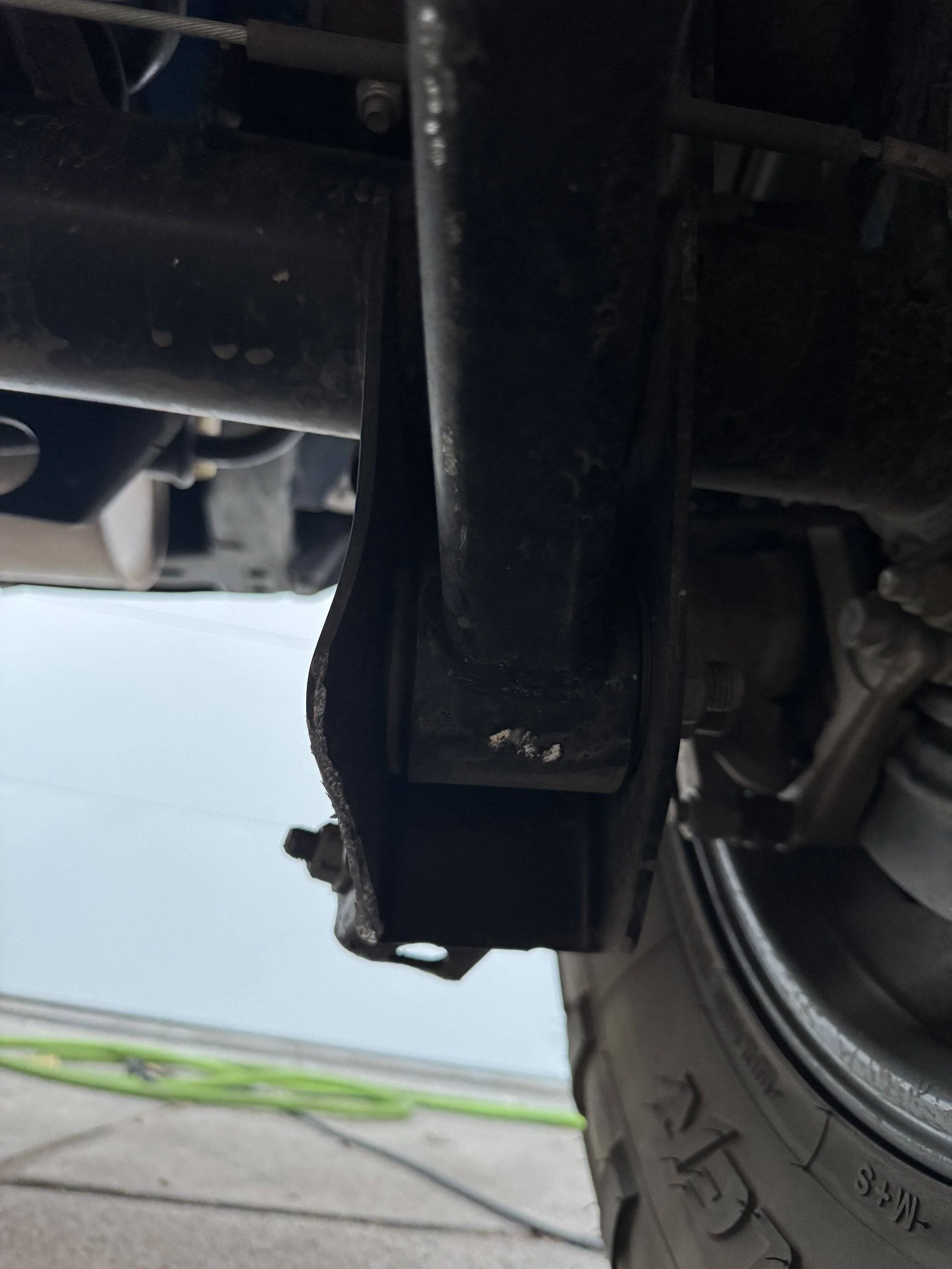 Jeep Wrangler JL Rear LCA sliders IMG_3496