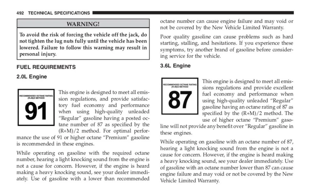 Jeep Wrangler JL What octane is everyone running? upload_2018-9-23_10-42-30