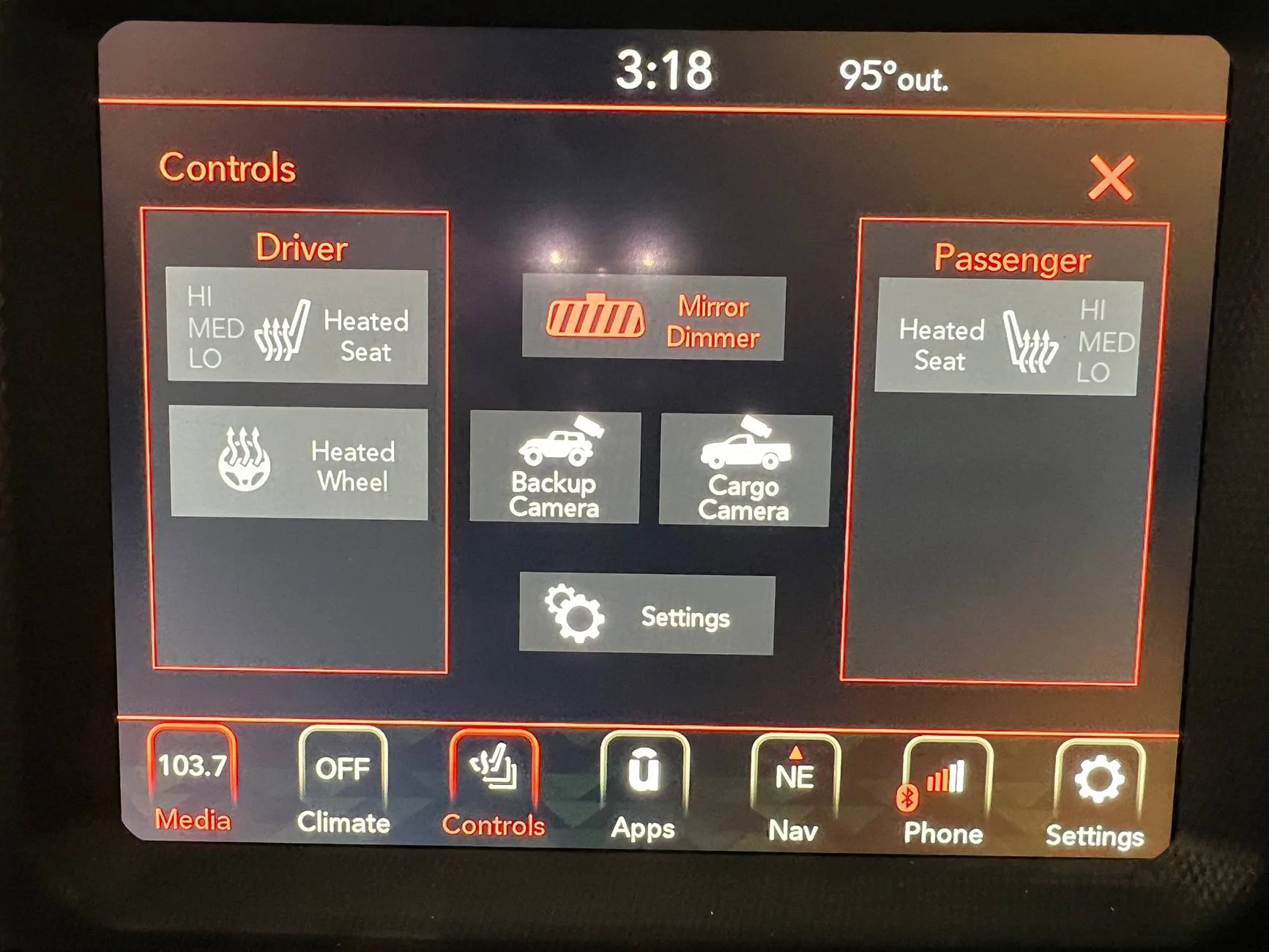 Jeep Wrangler JL Adding front trail cam IMG_6929