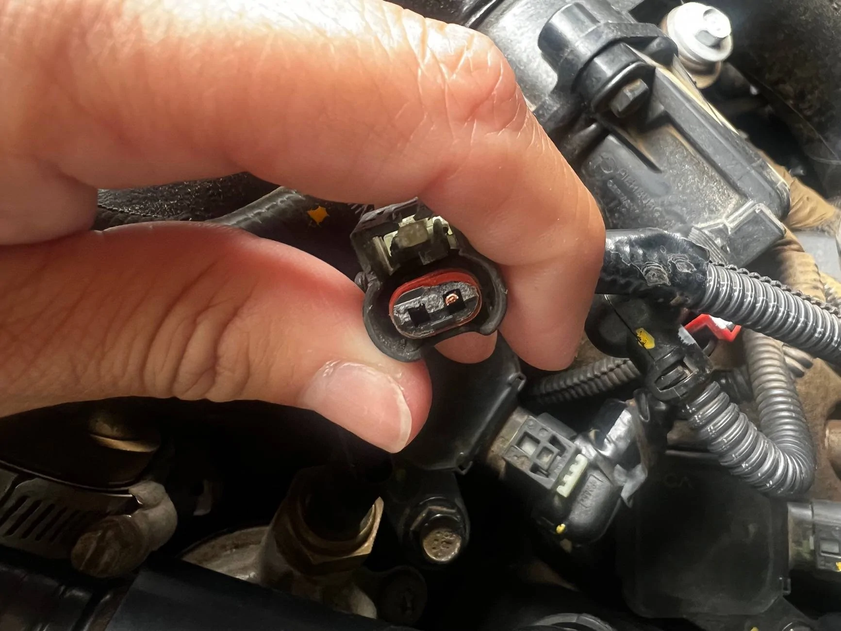 Jeep Wrangler JL Temperature probe IMG_7281