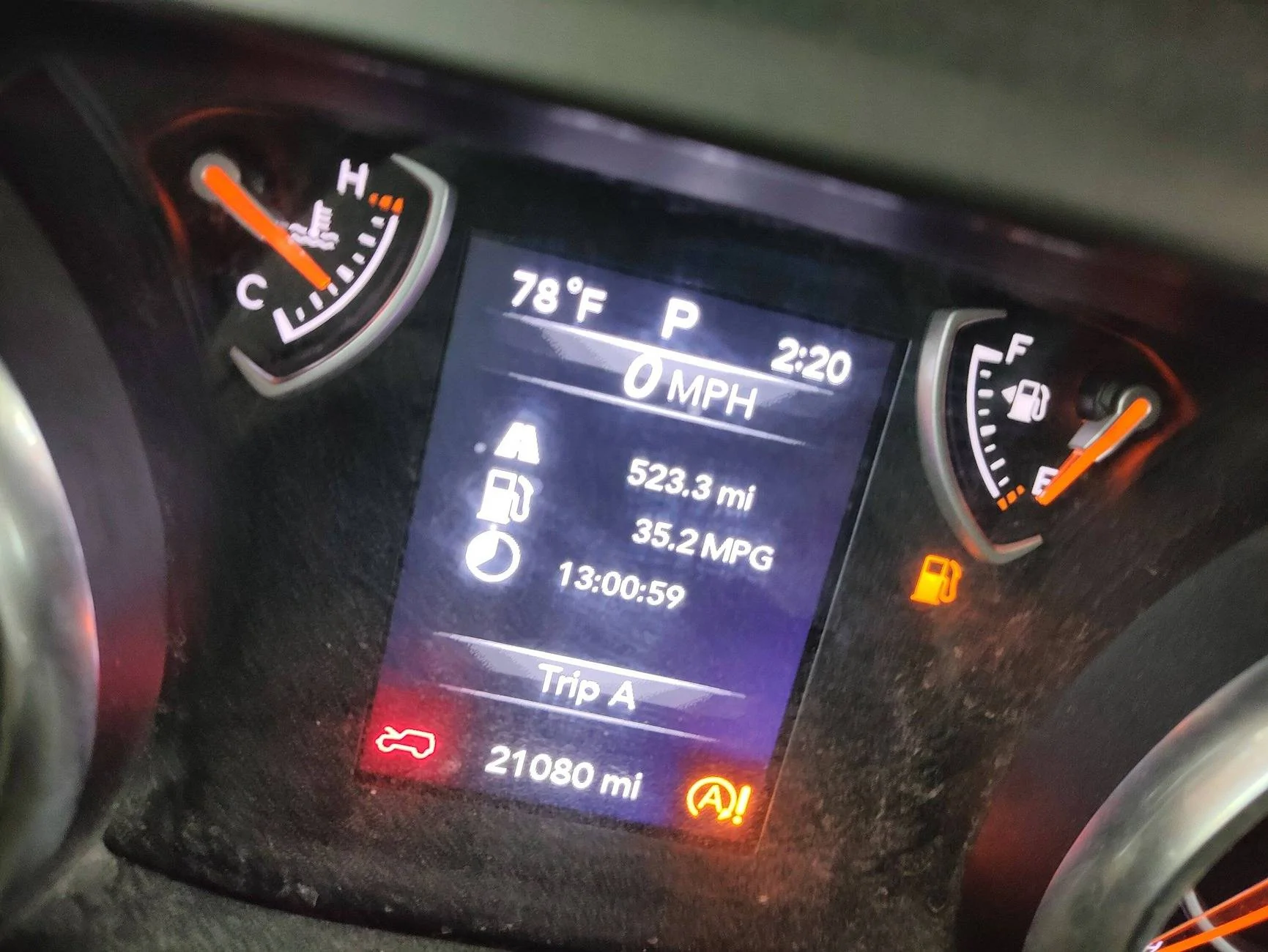 Jeep Wrangler JL 3.0L EcoDiesel Indicated Fuel Range 1000002080