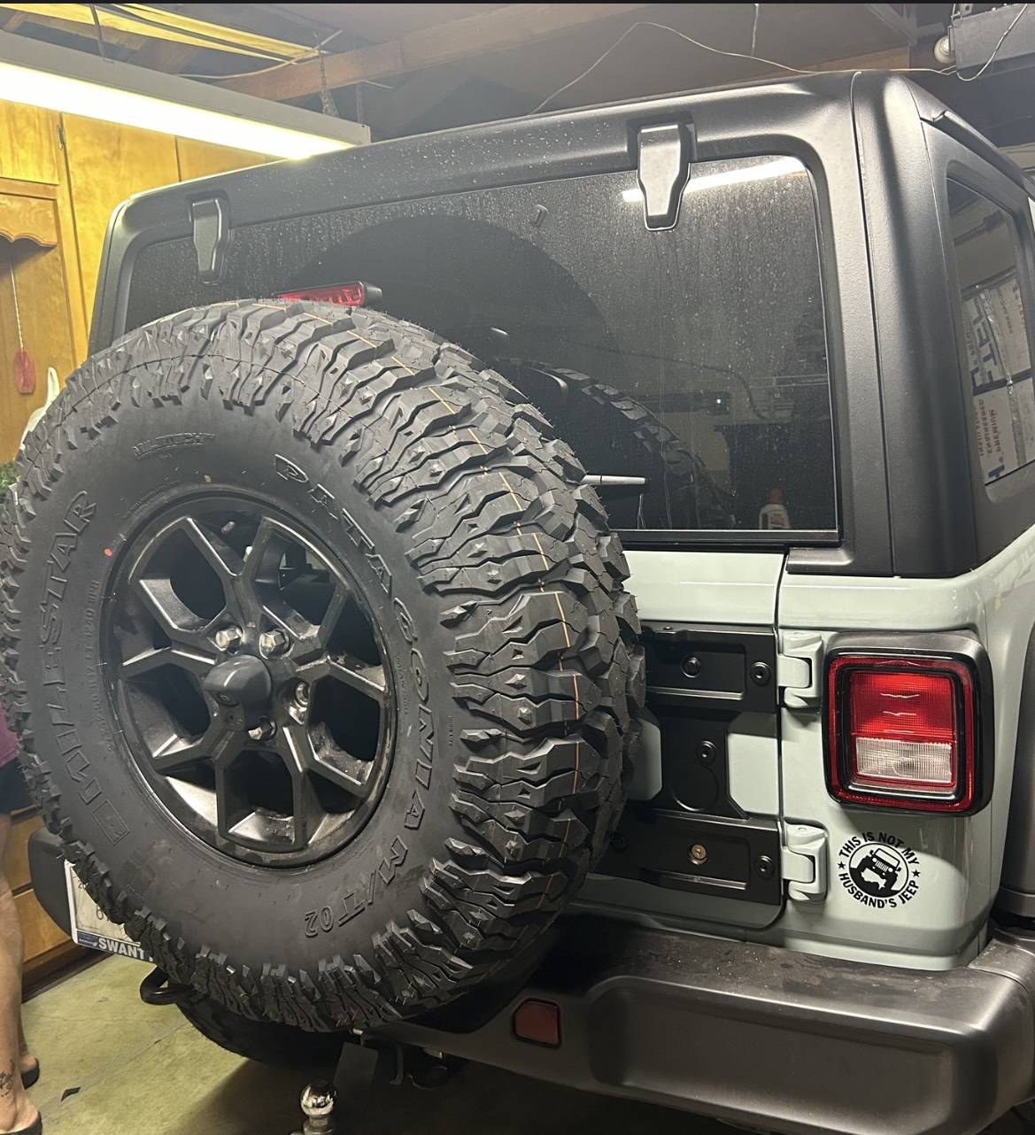 Jeep Wrangler JL Spare tire issue with dealer IMG_7482