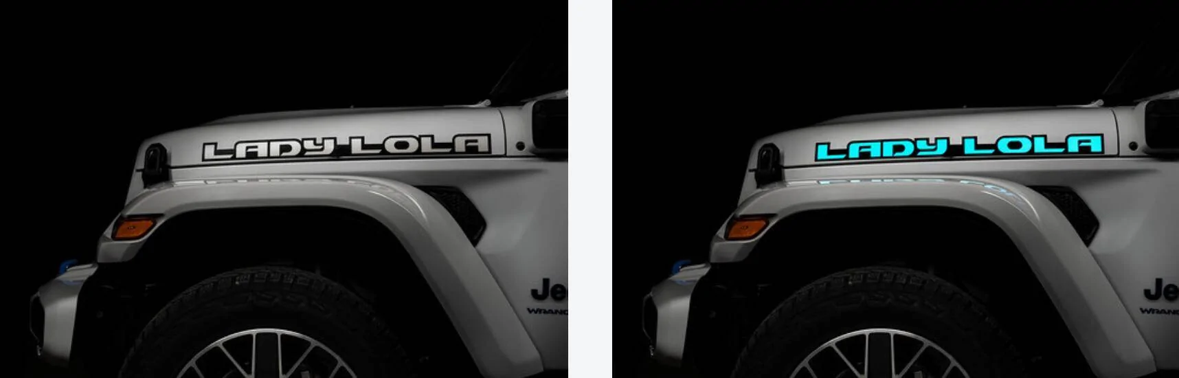 Jeep Wrangler JL NEW! Illuminated EL Hood Graphics from ORACLE Lighting NOW Available! Screenshot 2024-08-19 at 4.42.20 PM