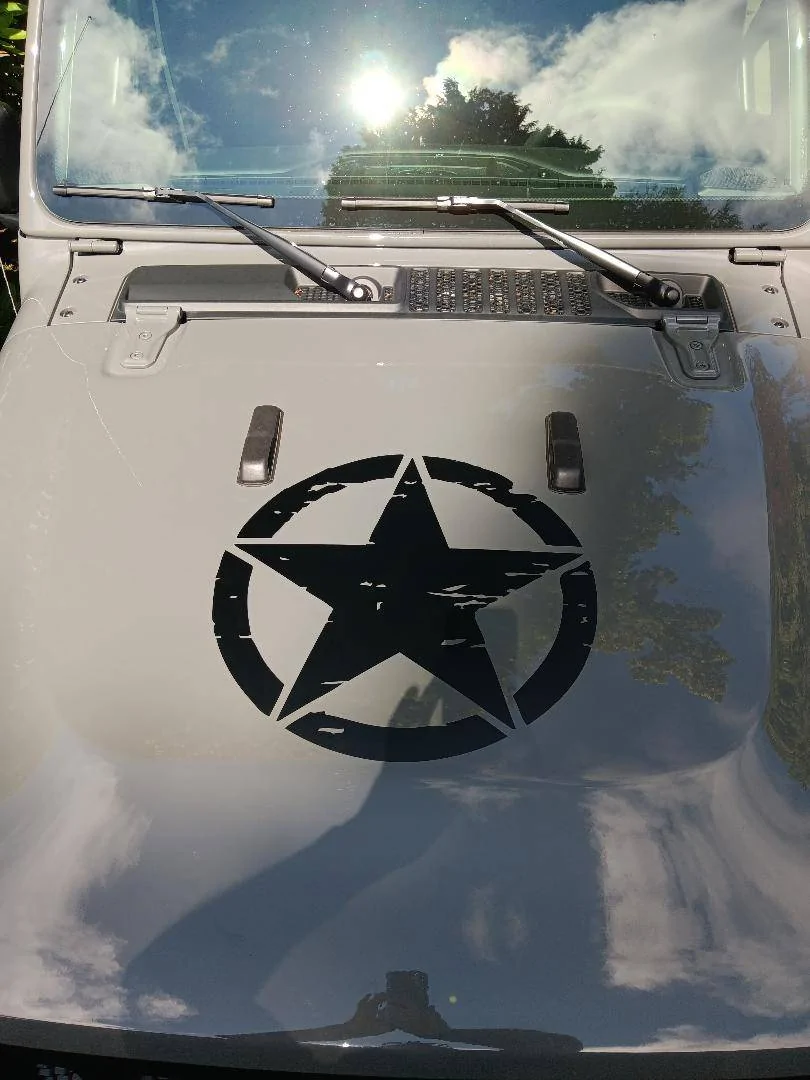 Jeep Wrangler JL Is Pixel Decals still in business? JLU Hood star.2