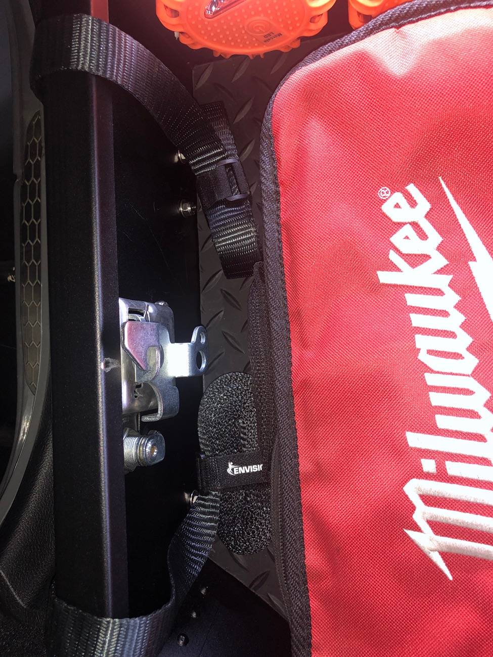 Jeep Wrangler JL Cargo Dog rear seat delete storage solution installed IMG_2242