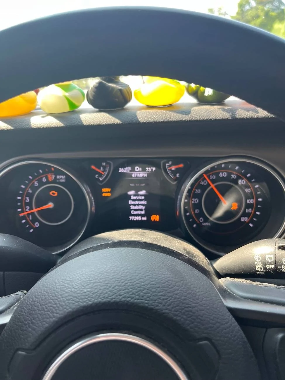 Jeep Wrangler JL Warning lights IMG_1959