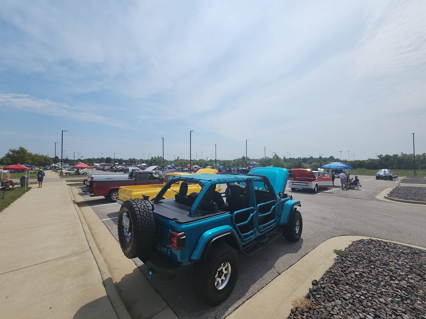 Jeep Wrangler JL First car show with the Jeep 20240824_123512