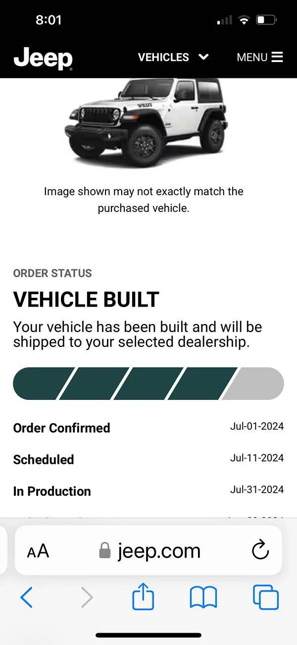 Jeep Wrangler JL 2024 Order Waiting Room IMG_4992