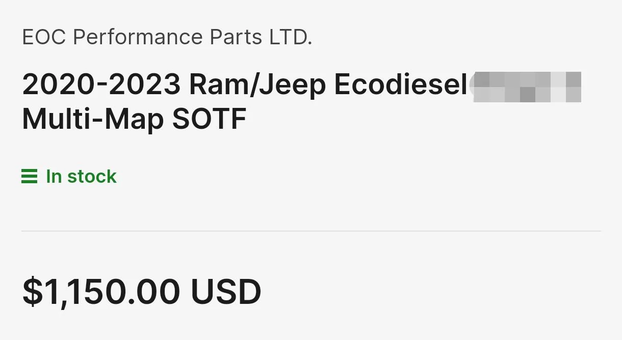 Jeep Wrangler JL EOC performance parts ltd 1000002368