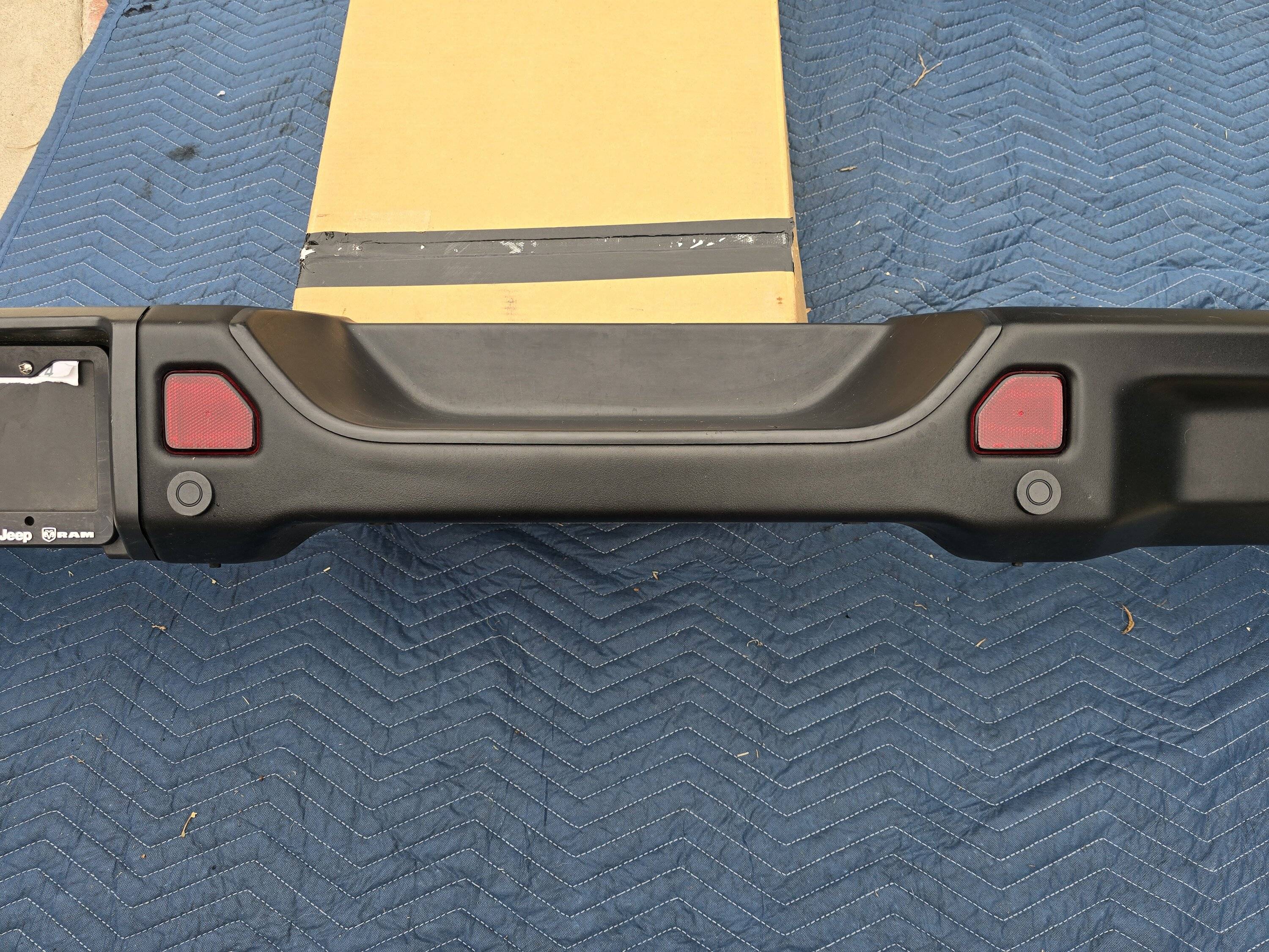 Jeep Wrangler JL Steel Mopar Rear Bumper 20240829_092421