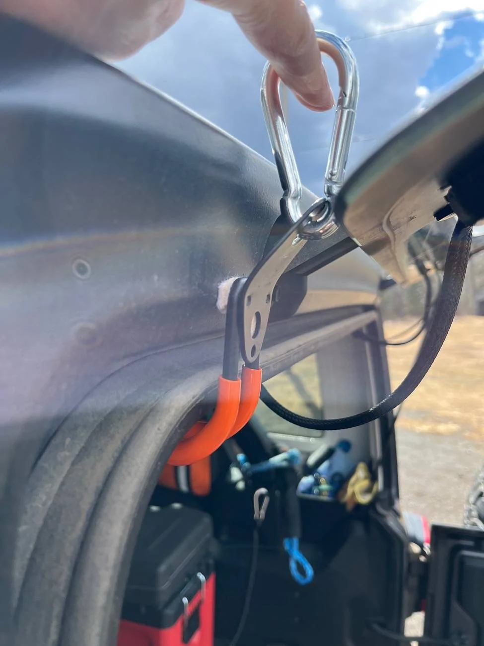 Jeep Wrangler JL DIY Hardtop Hoist Garage Setup Complete IMG_0211