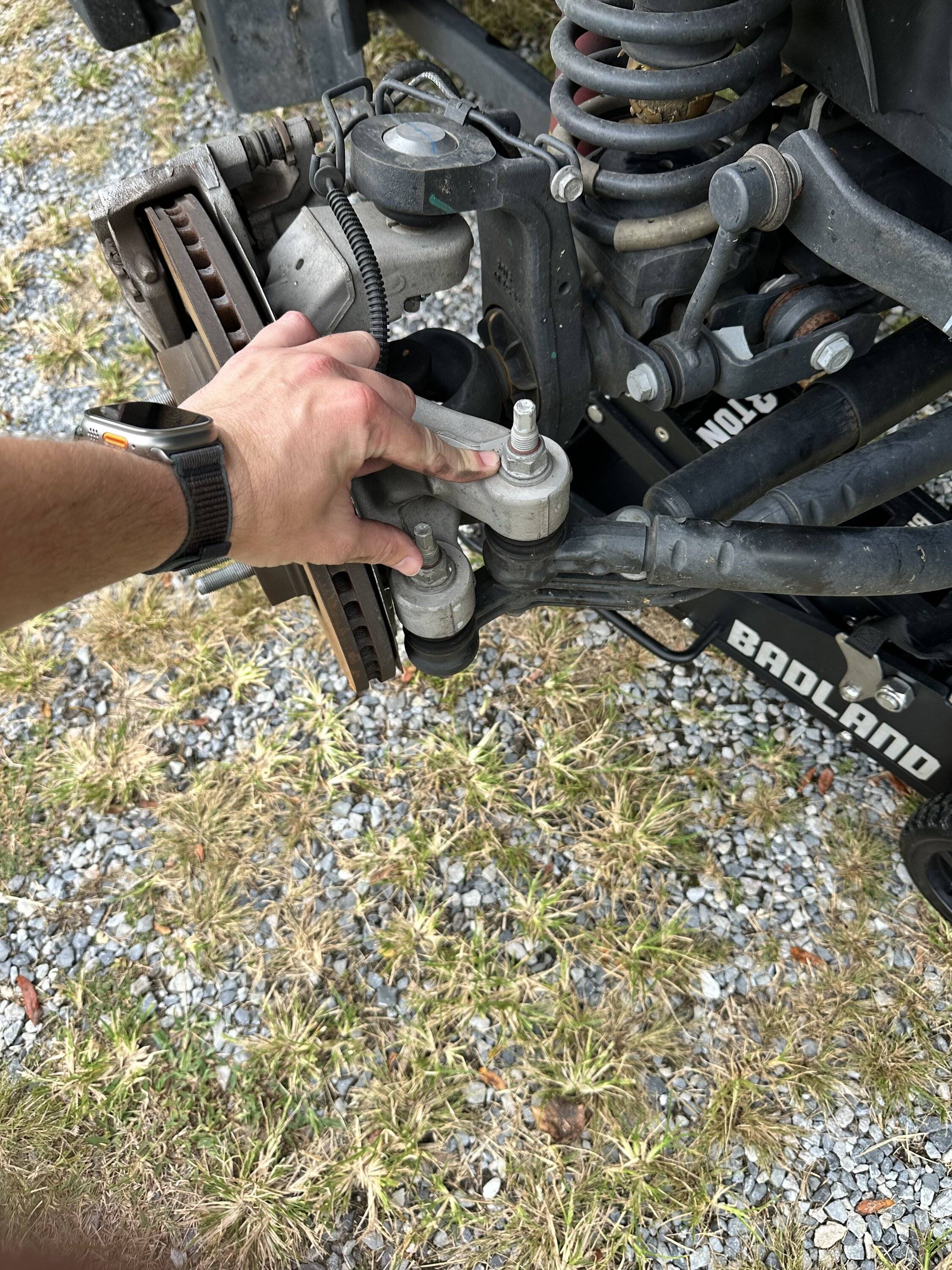 Jeep Wrangler JL Does anyone know the torque Spec for these 2 nuts? IMG_6669