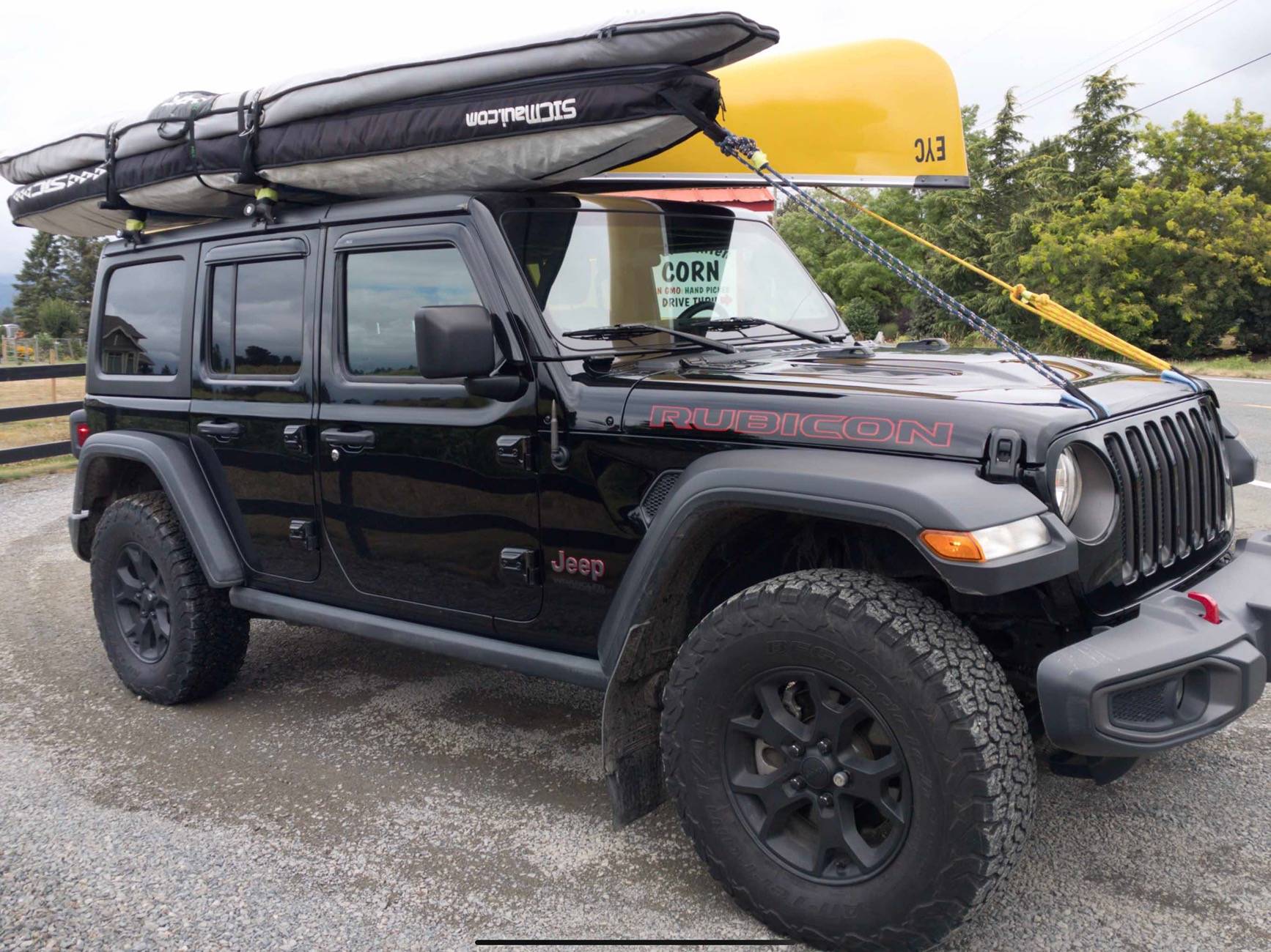 Jeep Wrangler JL rain gutter rack mount, any issue? 3681367C-1A23-4988-85AC-2A89457029AA