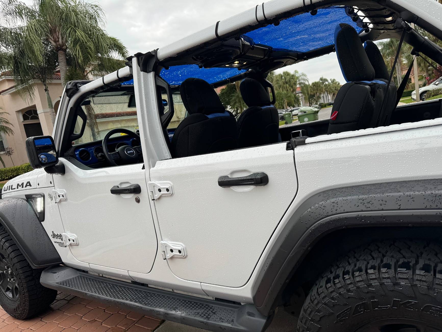 Jeep Wrangler JL Bright white half doors IMG_1057