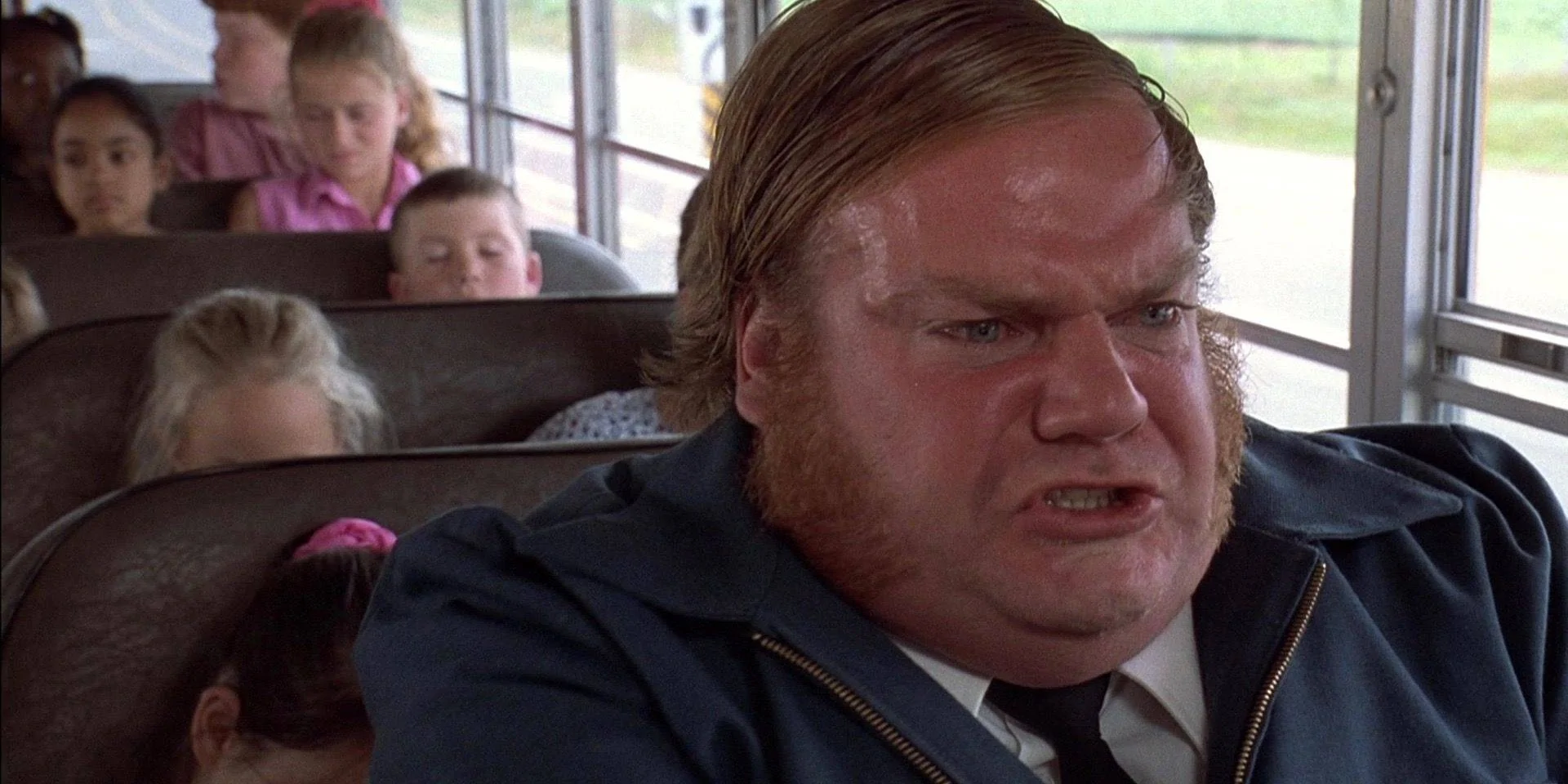 Jeep Wrangler JL Got a warning for no mirrors. Chris-Farley-as-Bus-Driver-in-Billy-Maidson