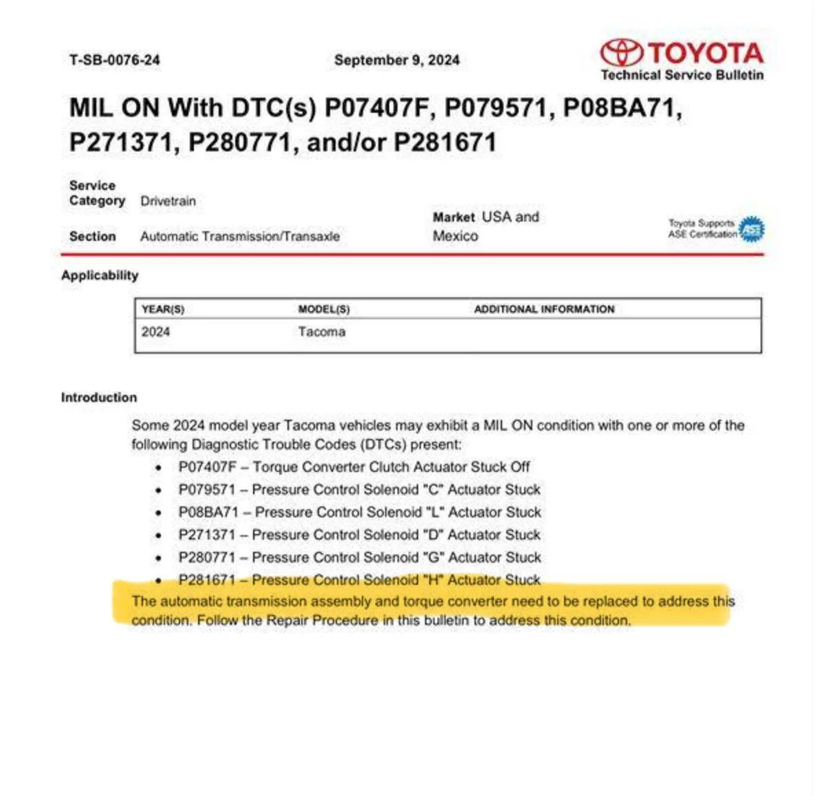 Jeep Wrangler JL New TSB: Auto Transmission Failure; Replacement Required (2024 Tacoma) 1726234490741-u4