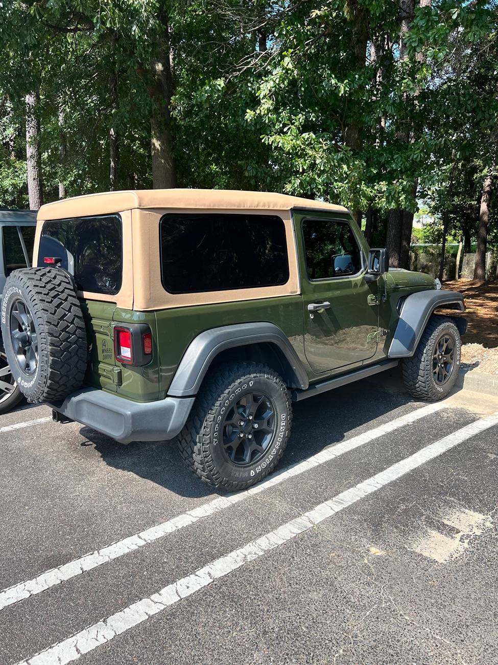 Jeep Wrangler JL Tan top now available! IMG_0963