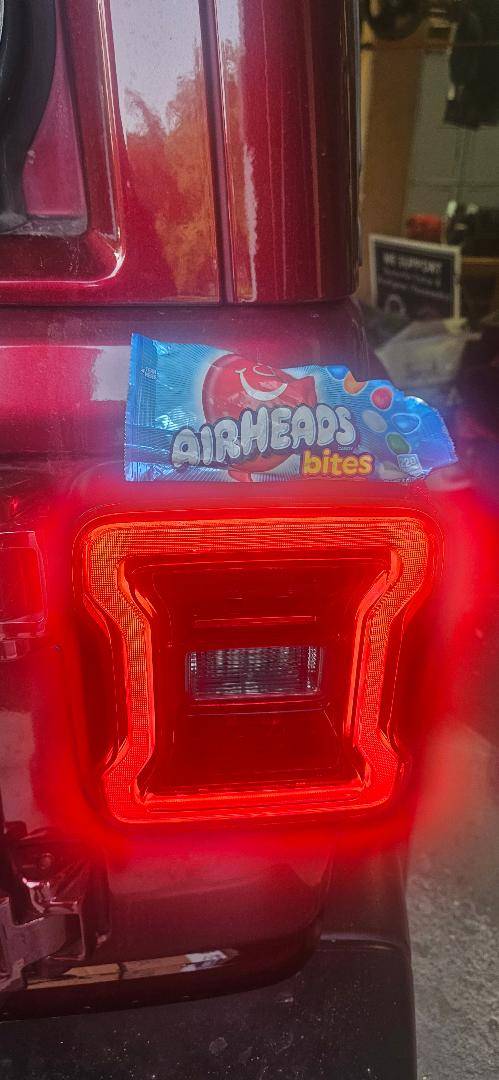 Jeep Wrangler JL Jeep Employee Airheads wrapper discovered while installing Oracle back-up lights! airhead