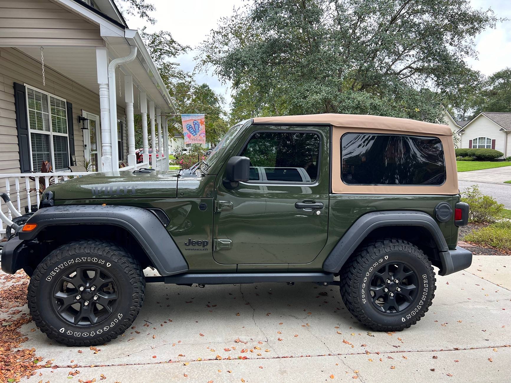 Jeep Wrangler JL Tan top now available! IMG_1014
