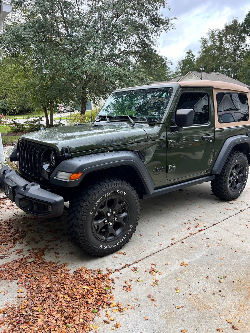 Jeep Wrangler JL Tan top now available! IMG_1013