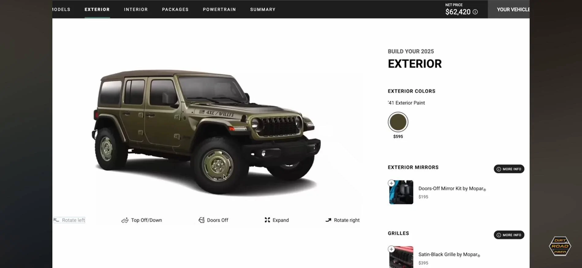 Jeep Wrangler JL Special edition 2025 4xe Willys based on Easter Jeep ‘41 concept! Leaked on Jeep.com before being removed IMG_8008