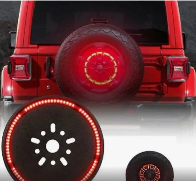 Jeep Wrangler JL Inexpensive storage on spare tire IMG_0990