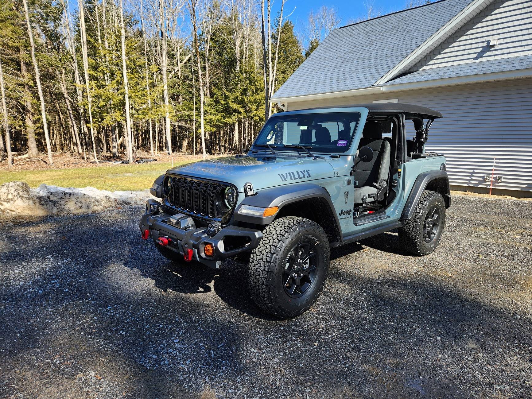 Jeep Wrangler JL 2 door Willys owners 20240301_115012