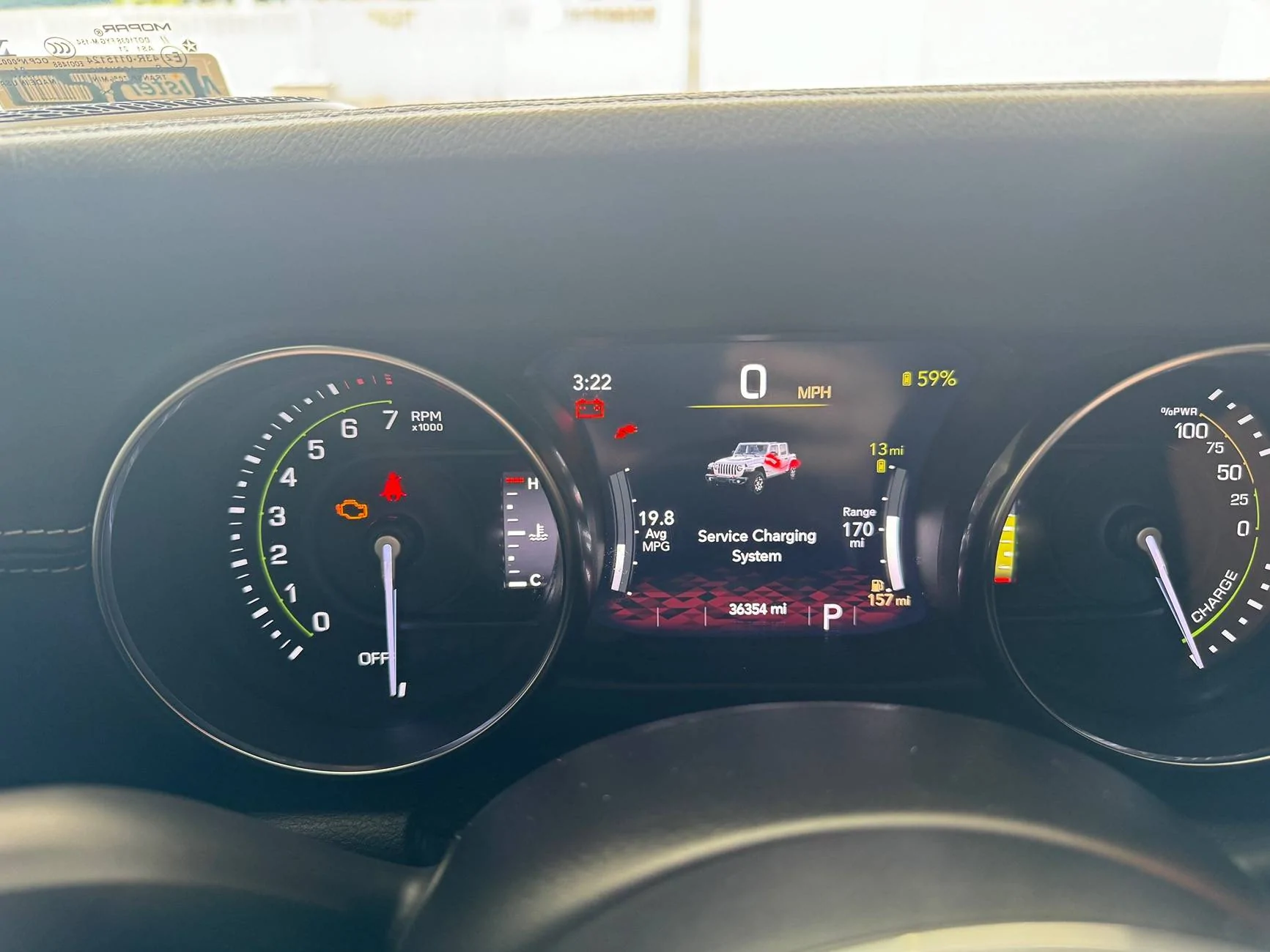 Jeep Wrangler JL 4XE electrical issue - Service Charging System IMG_1892
