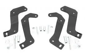 Jeep Wrangler JL 2" lift with Rough Country Lower Control Arm Relocation Bracket 1727286024034-