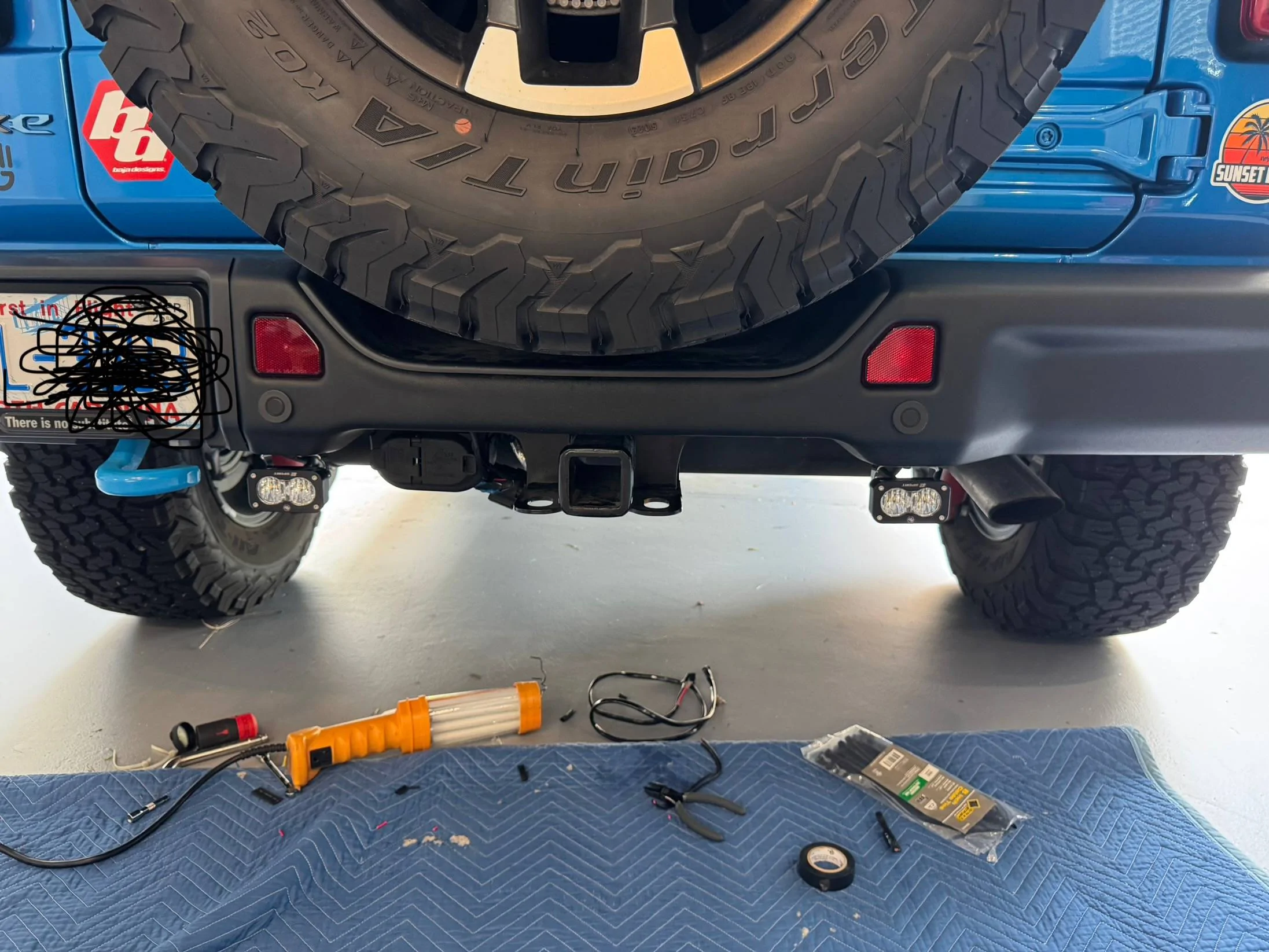 Jeep Wrangler JL Baja Designs S2 backup lights IMG_3280