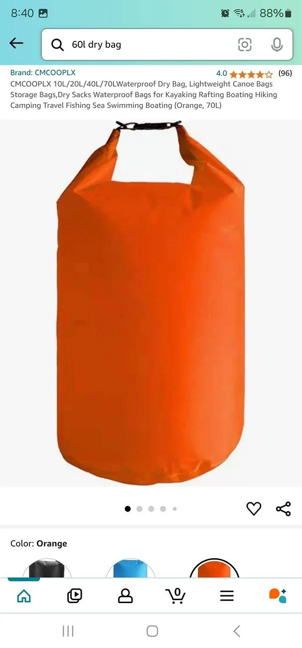 Jeep Wrangler JL Water Proof Duffle Bag 1000033770