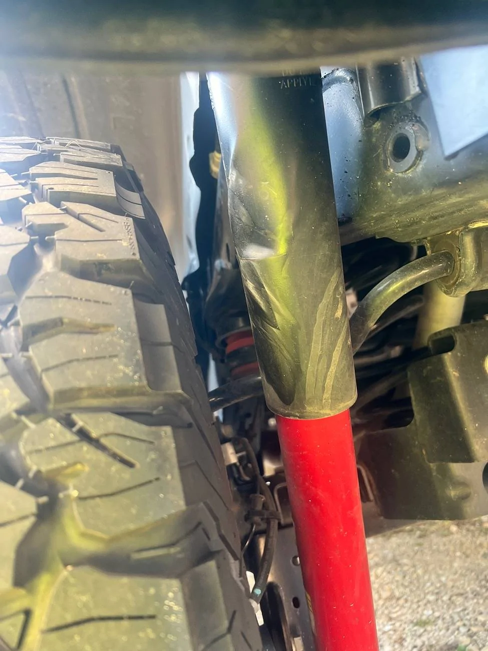 Jeep Wrangler JL Frame damage or is it ok IMG_4115