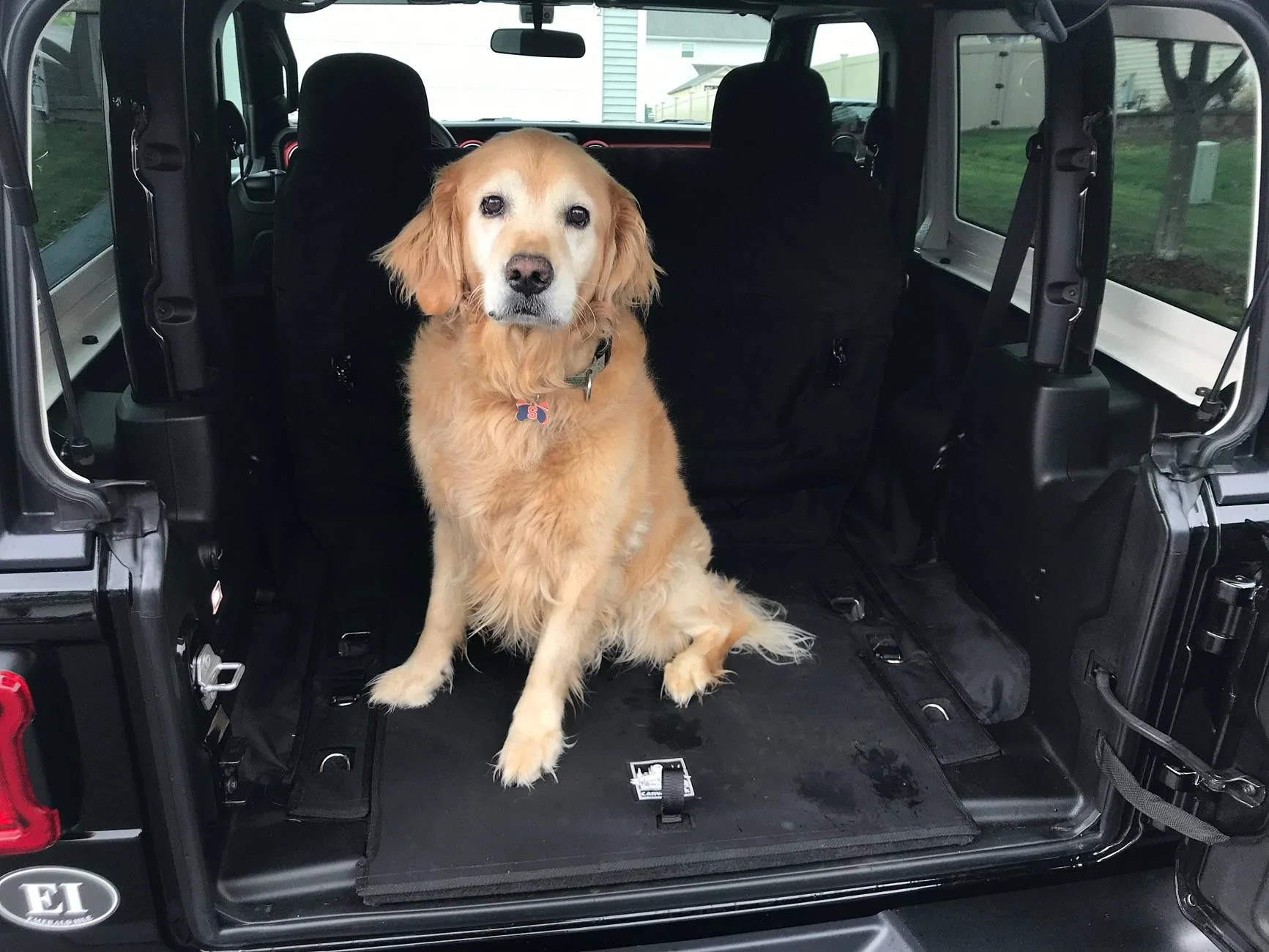 Jeep Wrangler JL Full Cargo Mat for 2-door WITH seats? IMG_1017