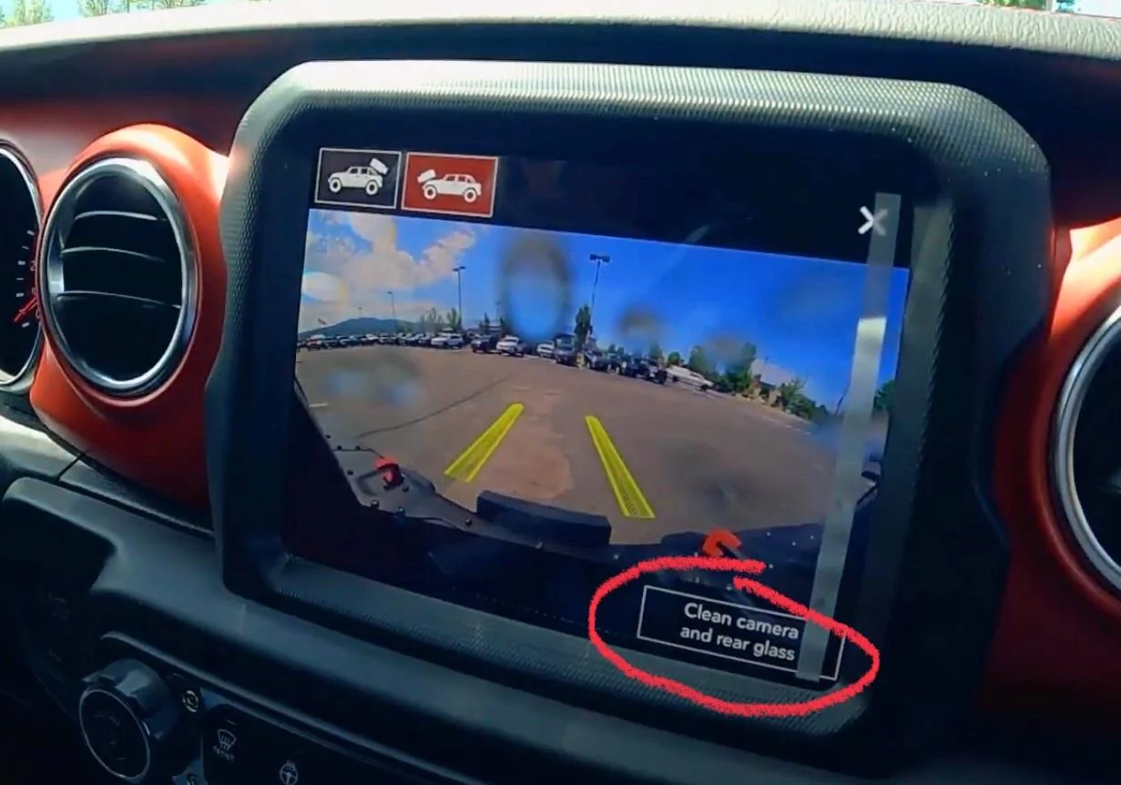 Jeep Wrangler JL Back-up camera washer comes on which models? IMG_1939