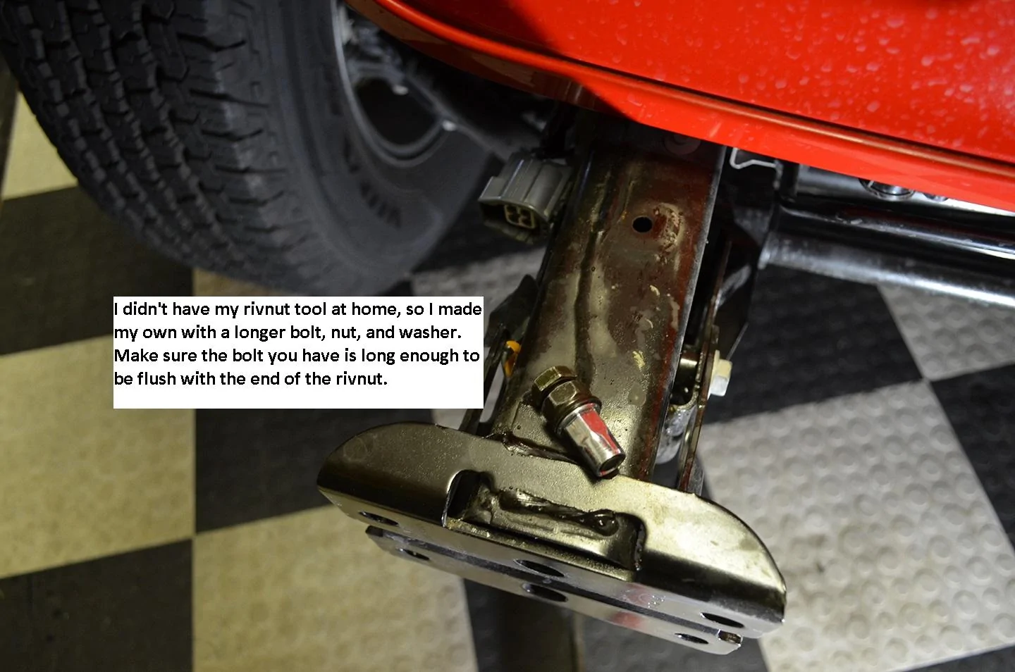 Jeep Wrangler JL ROAM Front Bumper Install 13 Nutsert Tool
