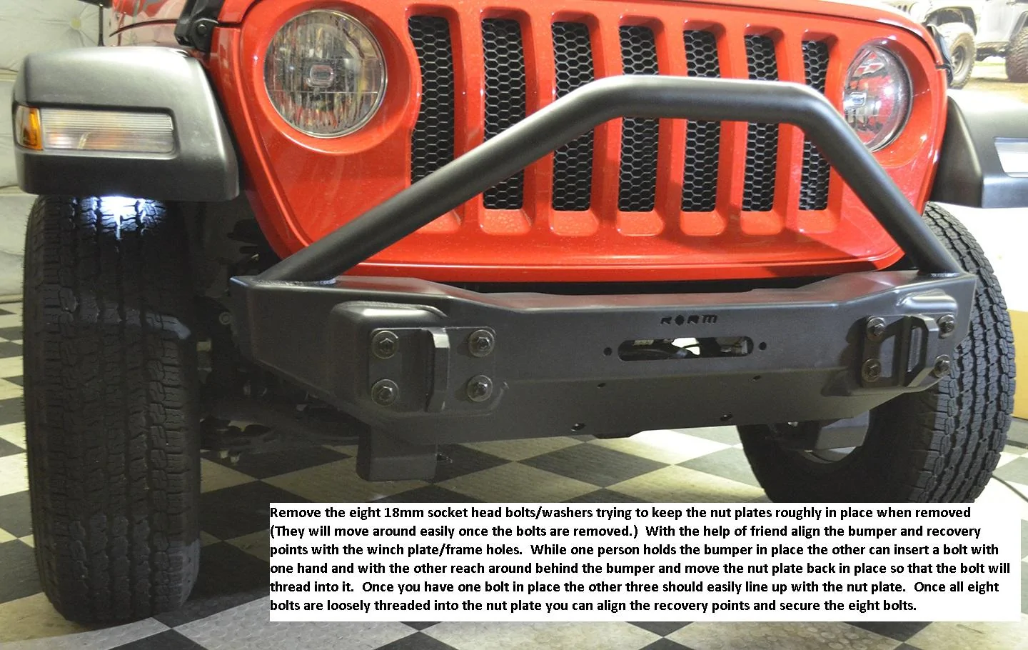 Jeep Wrangler JL ROAM Front Bumper Install 24