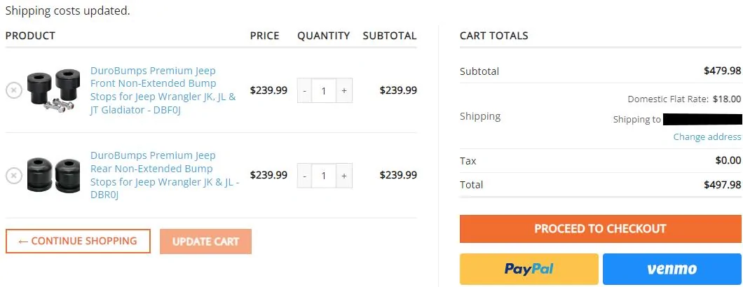 Jeep Wrangler JL Front Bump Stop Replacement 1729090580036-85