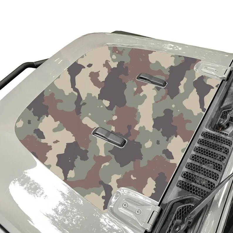 Jeep Wrangler JL Ichthus Graphics camo hood decal il_794xN.4921735462_gpxm