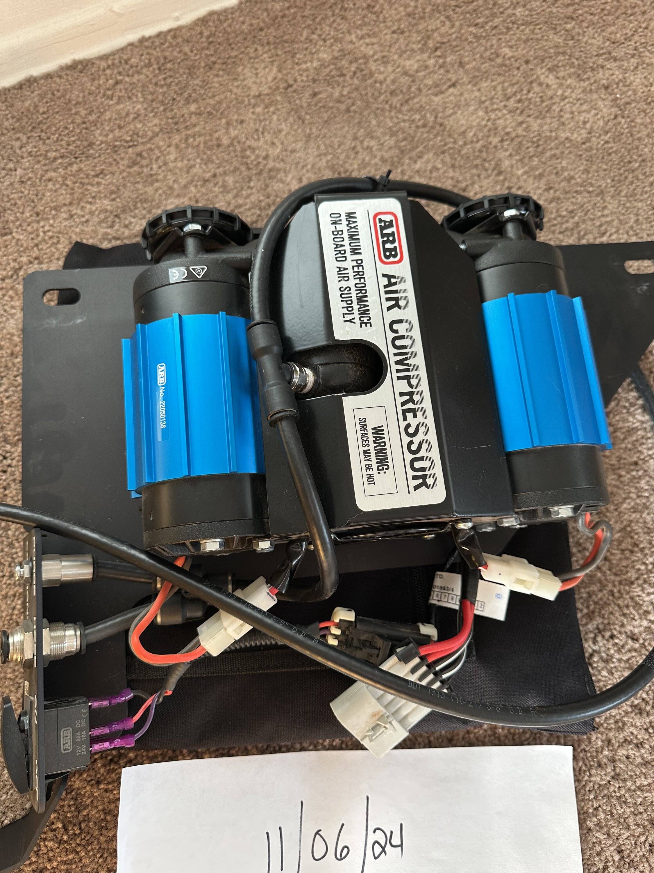 Jeep Wrangler JL ARB compressor w/ Kraken system IMG_8660
