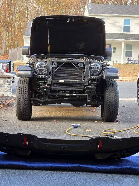 Jeep Wrangler JL Front End Transformation - 2024 Grill Conversion 2