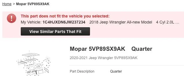 Jeep Wrangler JL Left Quarter Window for JL 2018 (Soft-Top) Zrzut ekranu 2024-11-7 o 14.50.30