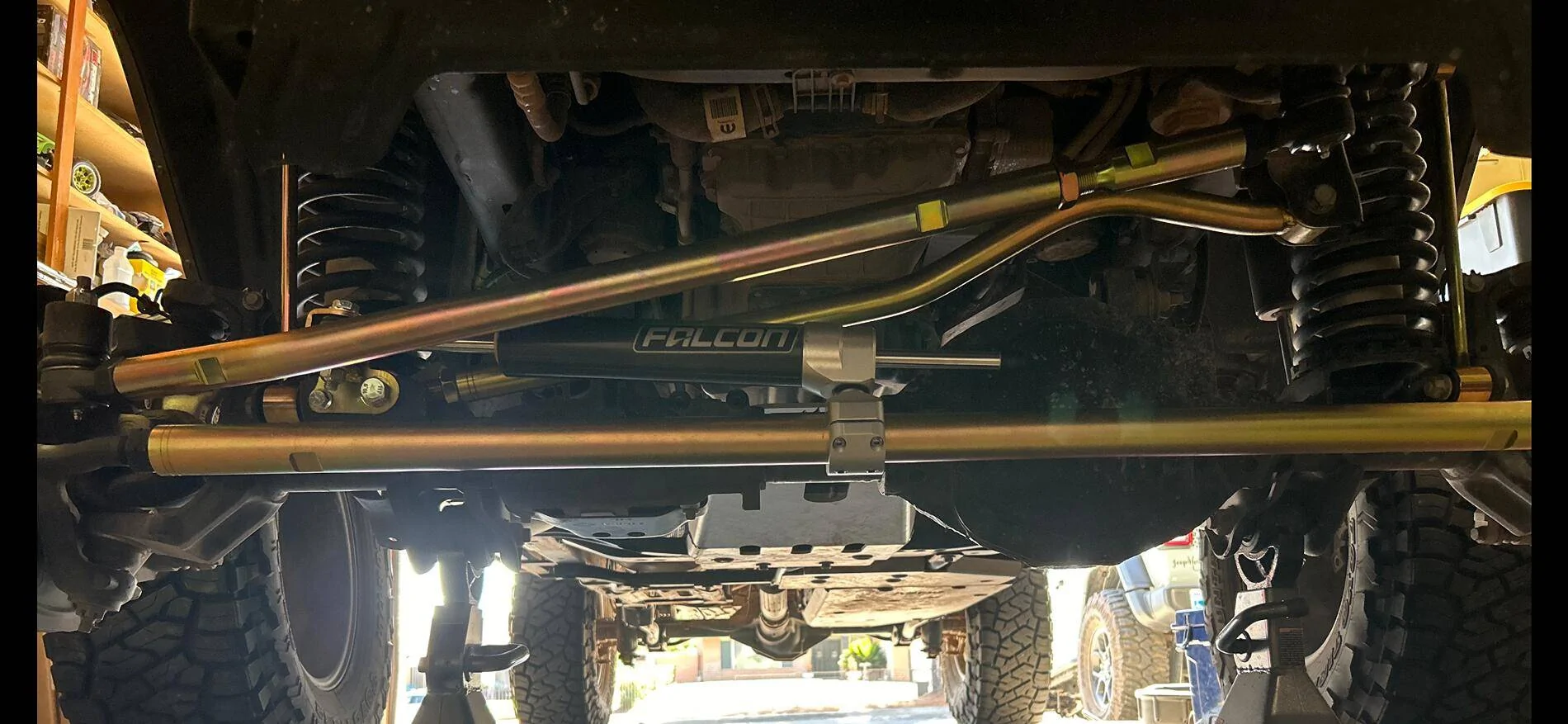 Jeep Wrangler JL Steering Stabilzer: Fox vs Falcon IMG_8067