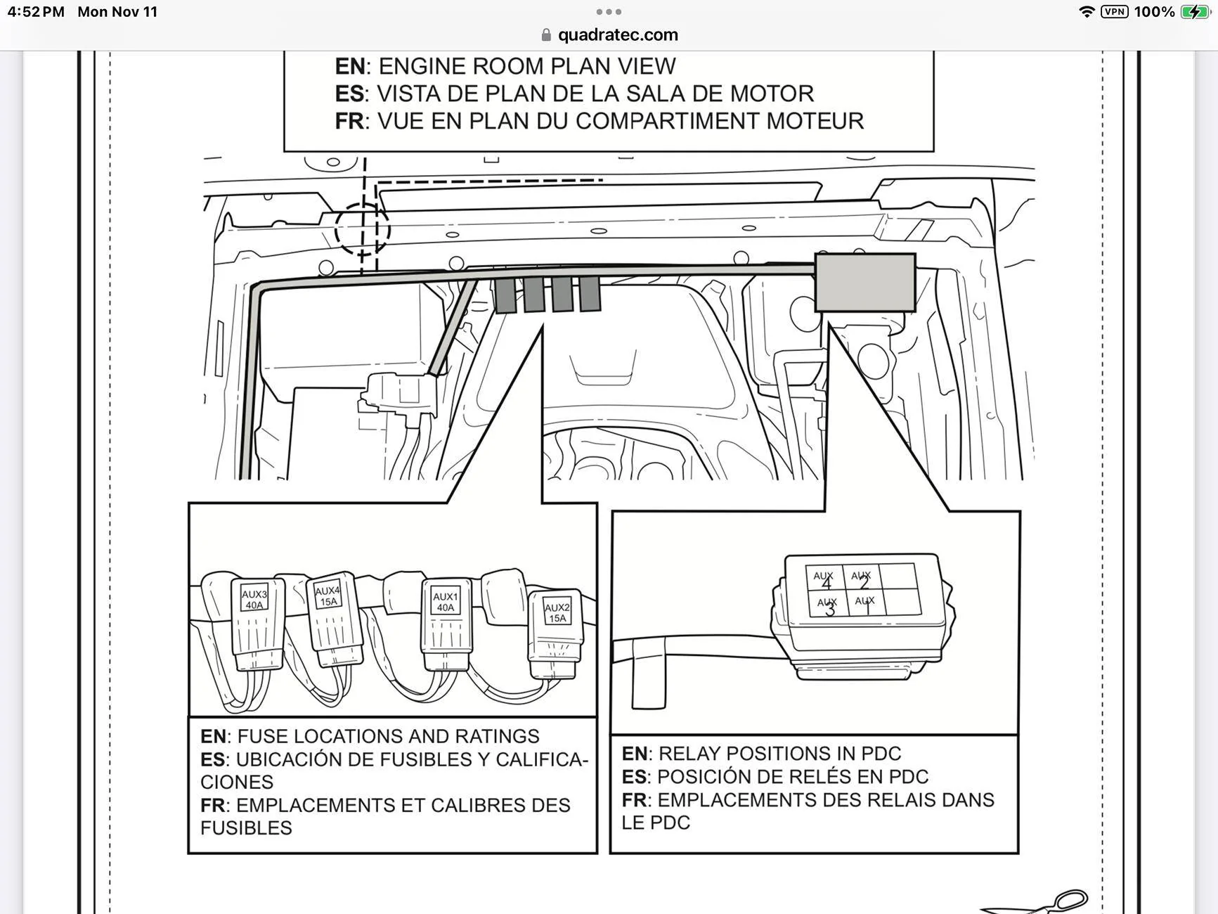 Jeep Wrangler JL One dead auxiliary switch IMG_2141