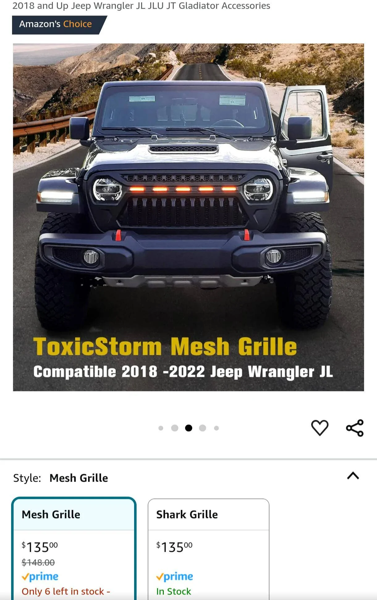 Jeep Wrangler JL ANGRY GRILL: tredsdert 1000005135