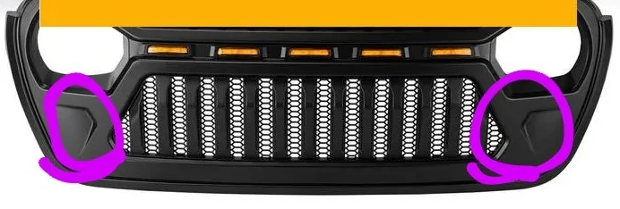 Jeep Wrangler JL ANGRY GRILL: tredsdert 1000005156