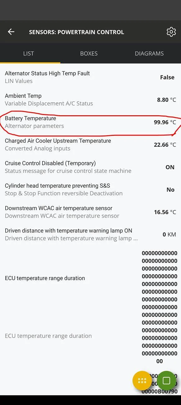 Jeep Wrangler JL Rad fan ALWAYS ON w/o apparent reason! Screenshot_20241117-104112